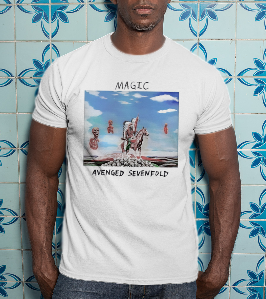 Magic Native Americans Riding Horse Avenged Sevenfold T-Shirt