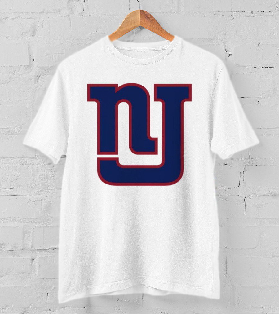 New York Giants NY Style Twist Iconic Emblem Football Team T-Shirt