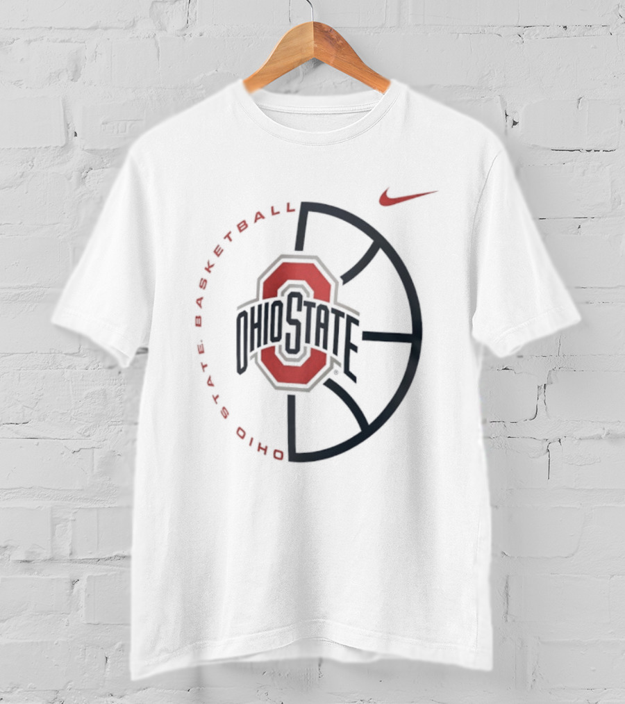 Ohio State Buckeyes Basketball Nike Just Us Emblem T-Shirt