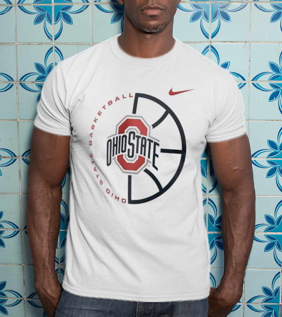Ohio State Buckeyes Basketball Nike Just Us Emblem T-Shirt