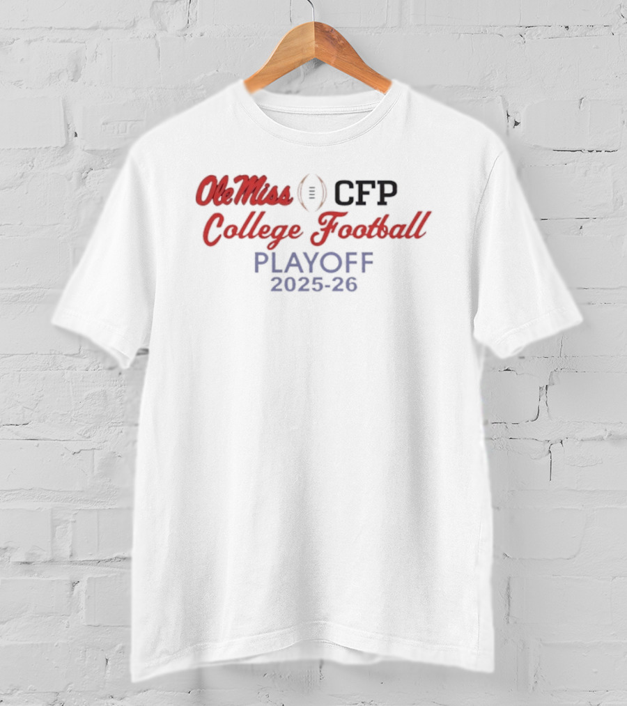 Ole Miss CFP College Football Playoff 2025-26 T-Shirt
