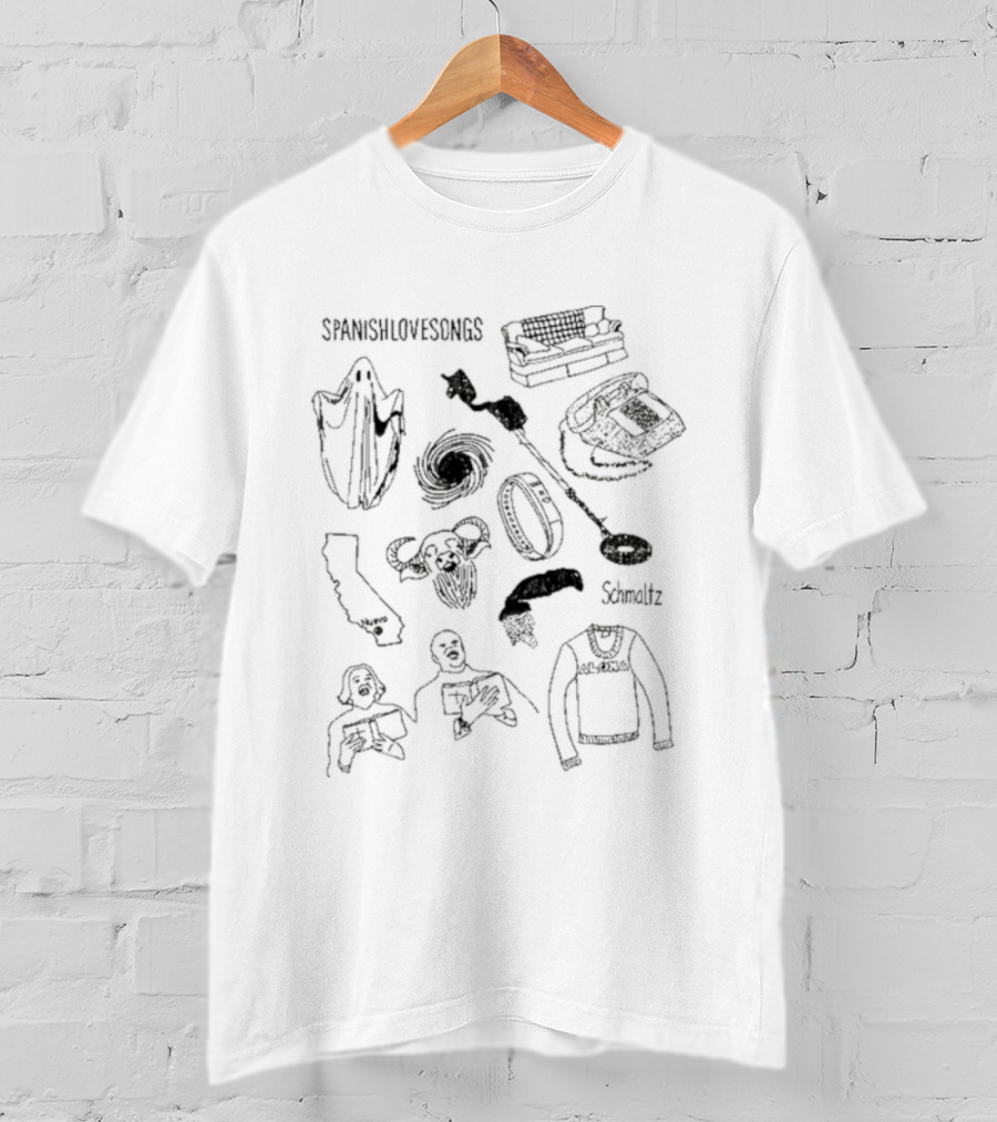 Spanish Love Songs Schmaltz Unique Illustrations Collection T-Shirt