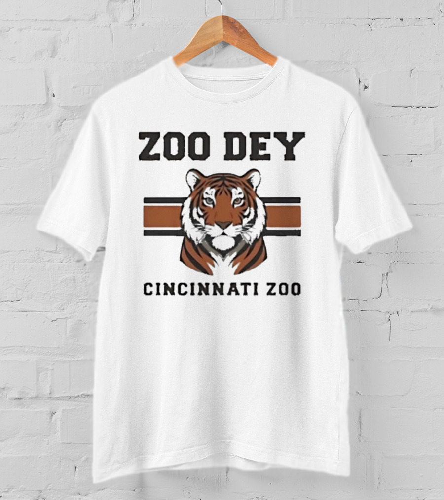 Cincinnati Zoo Tiger Zoo Dey T-Shirt