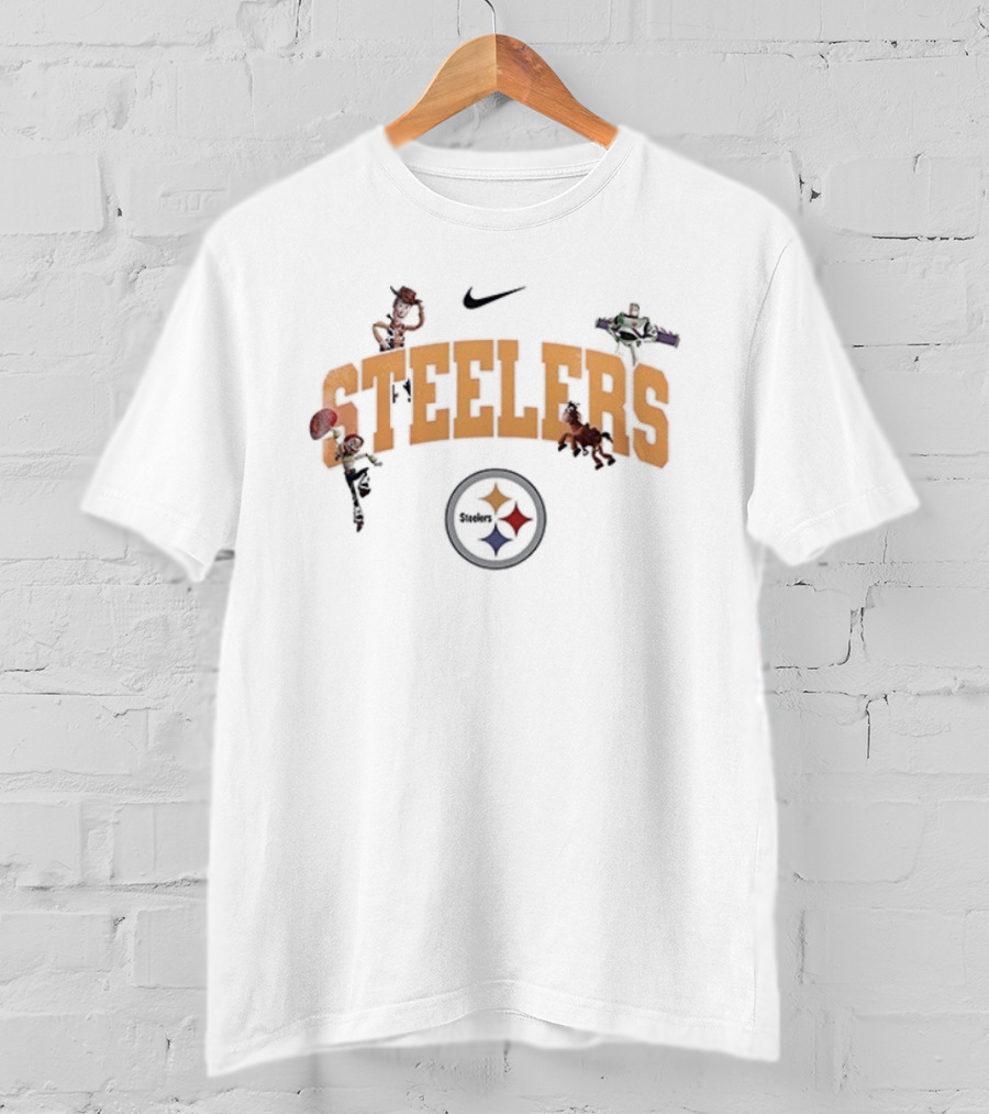 Pittsburgh Steelers Toy Story Characters Collaboration T-Shirt