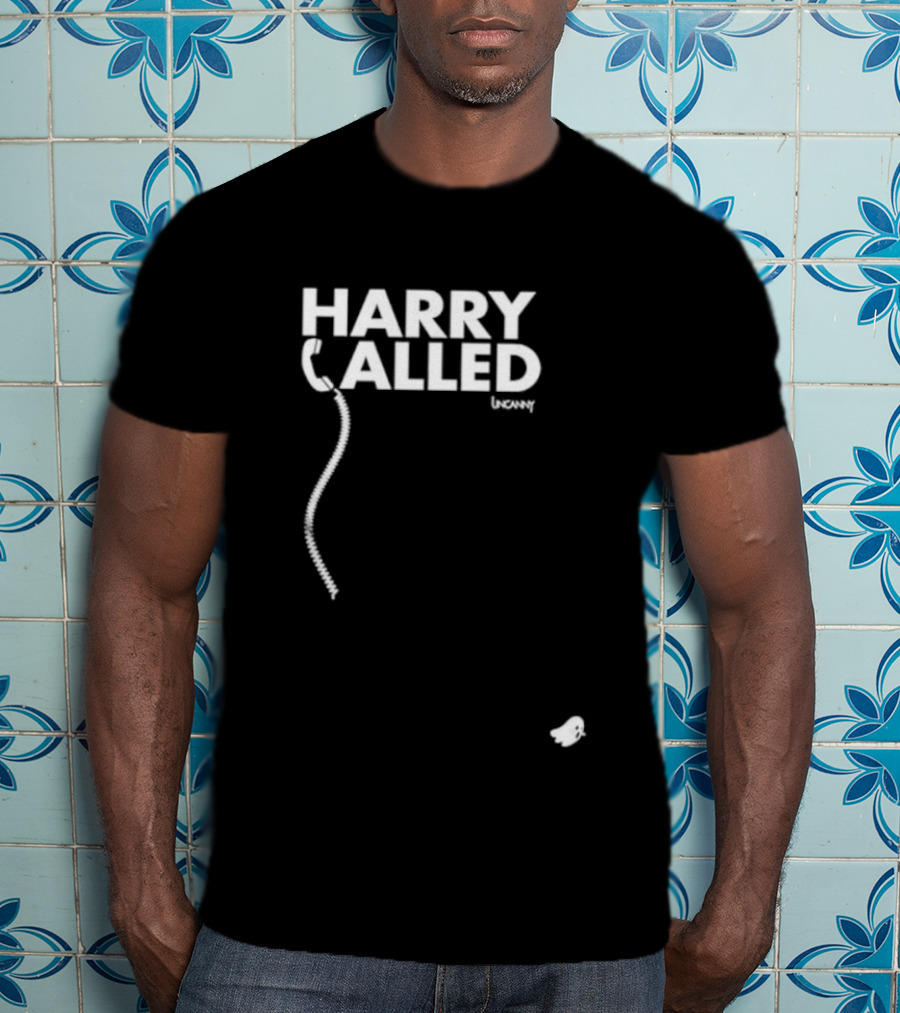 Harry Called Phone Receiver Ghost Imagery T-Shirt