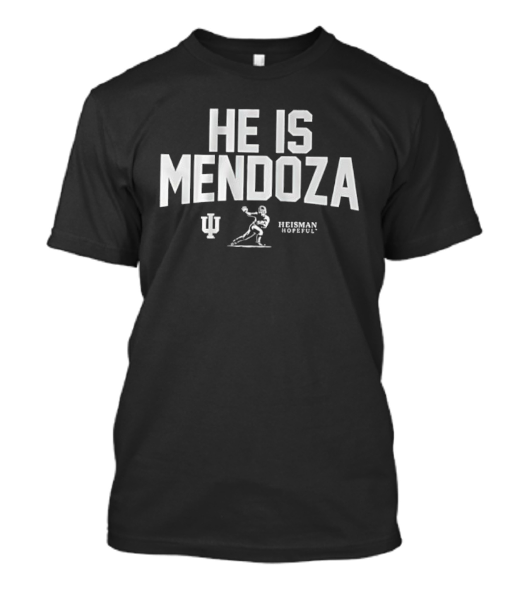He Is Mendoza Indiana University Football Player Icon IU T-Shirt