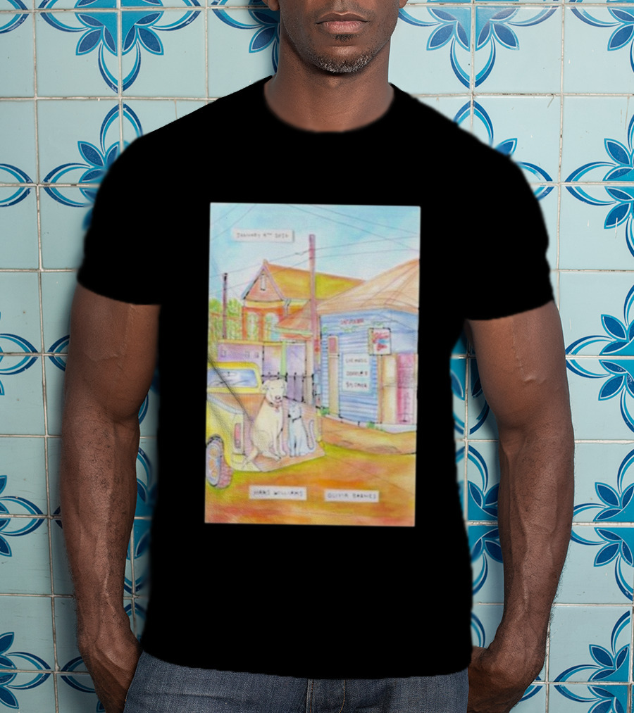 Hans Williams January 9 2026 Saturn Bar Live Music Dogs Sunliner Olivia Serres Event T-Shirt