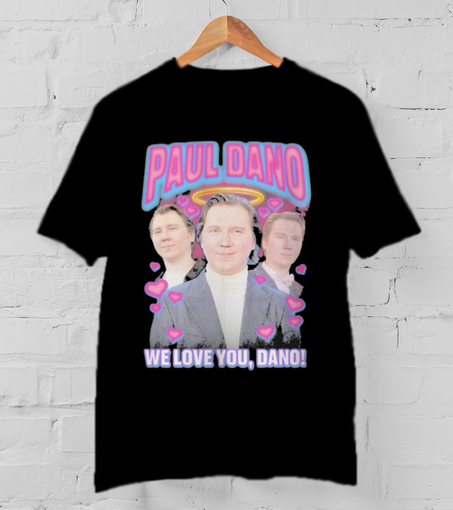 Paul Dano Halo Hearts We Love You Dano T-Shirt