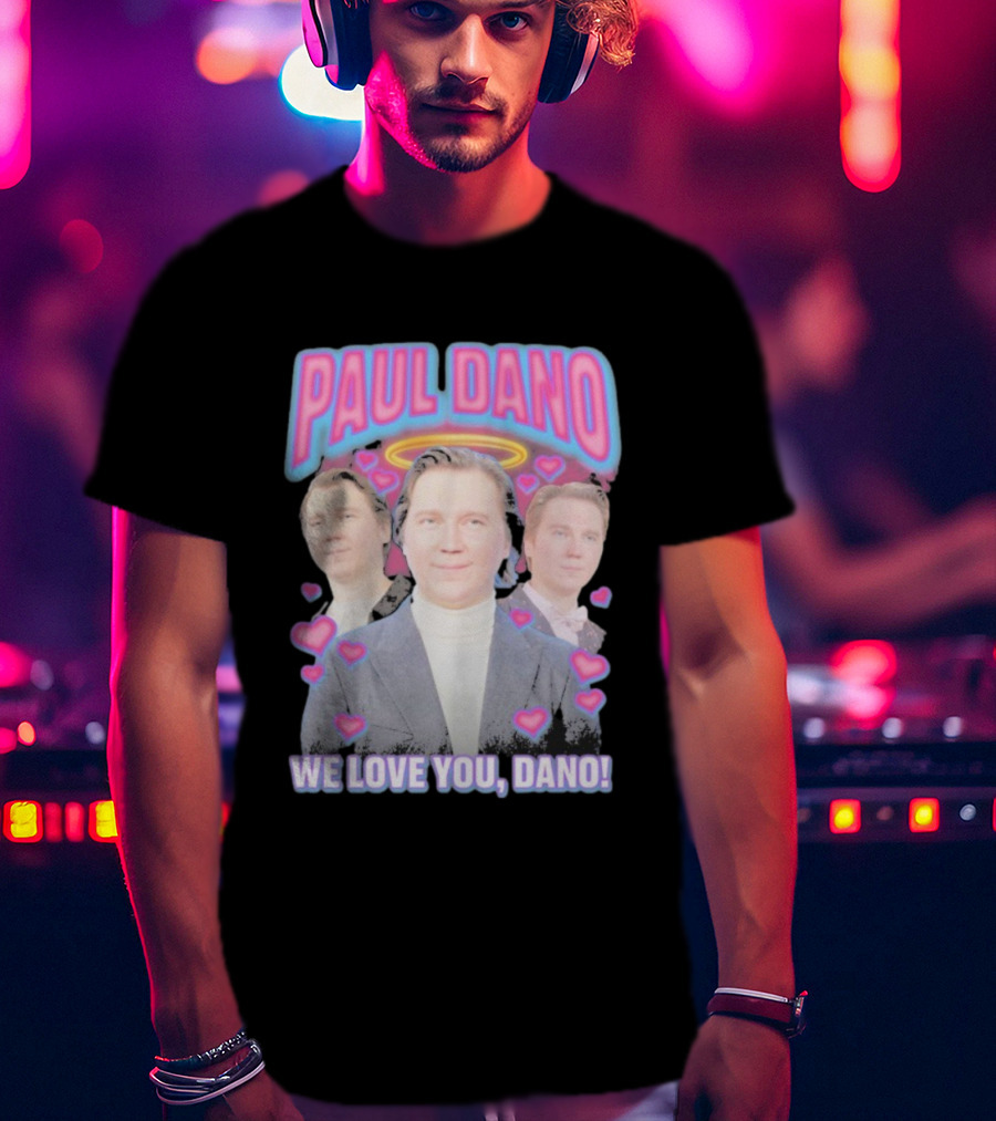 Paul Dano Halo Hearts We Love You Dano T-Shirt