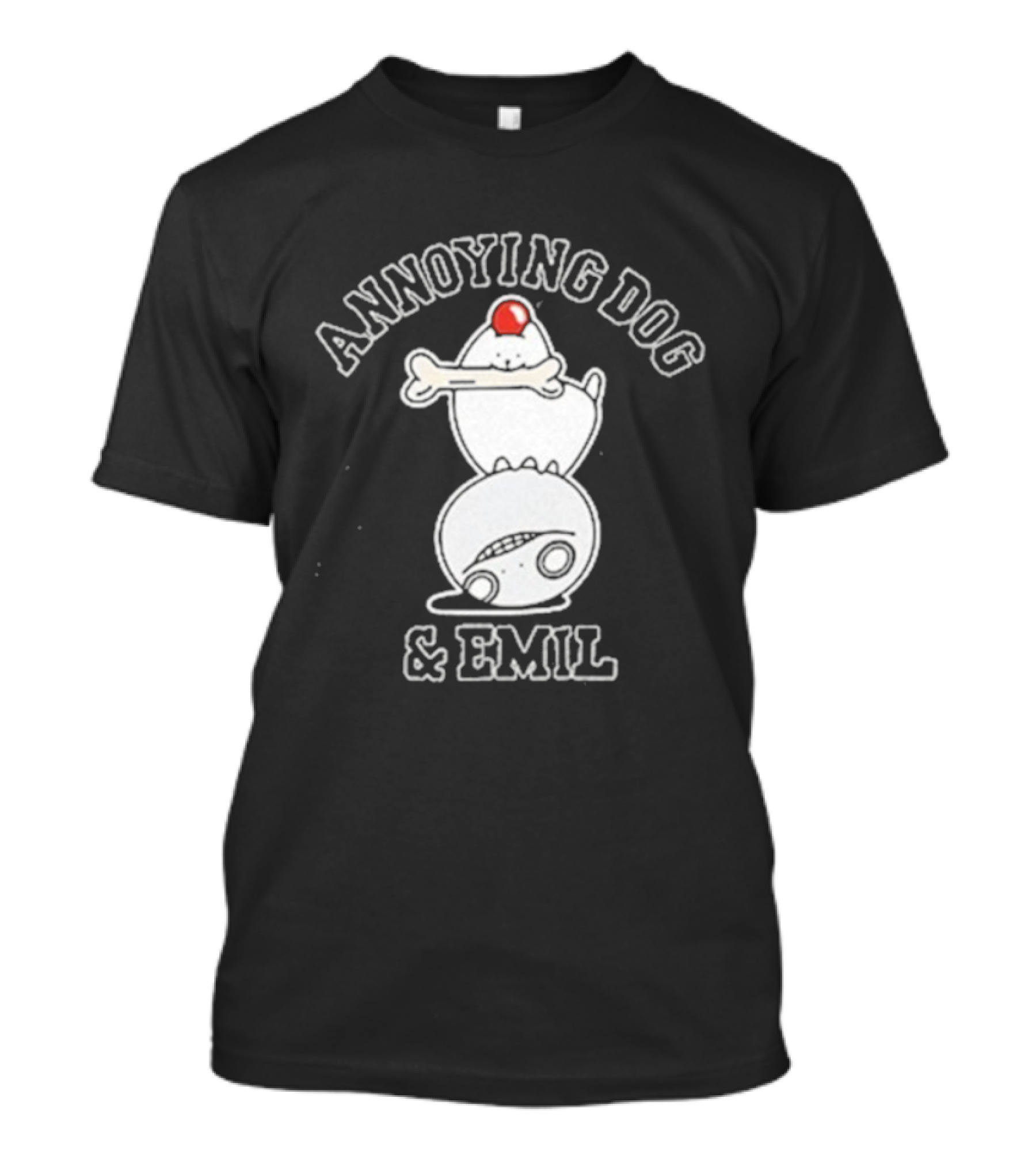 Undertale X Square Enix Annoying Dog Emil Crossover Collaboration T-Shirt