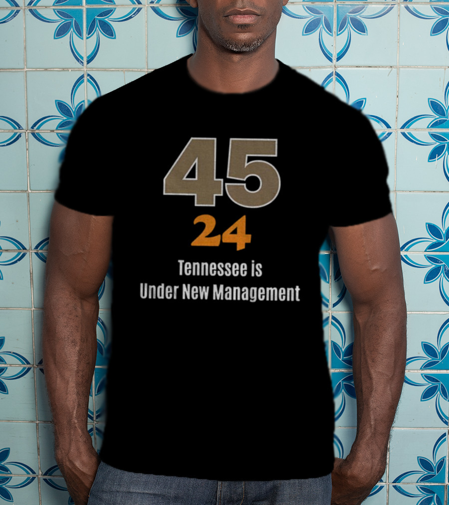 Vanderbilt 45 Tennessee 24 Under New Management Victory T-Shirt