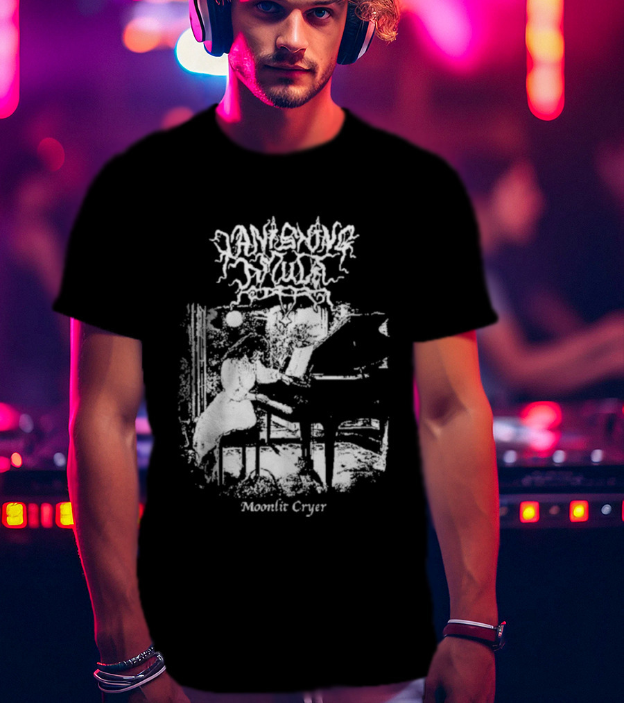 Vanishing Amulet Moonlit Cryer Dark Piano Aesthetic T-Shirt