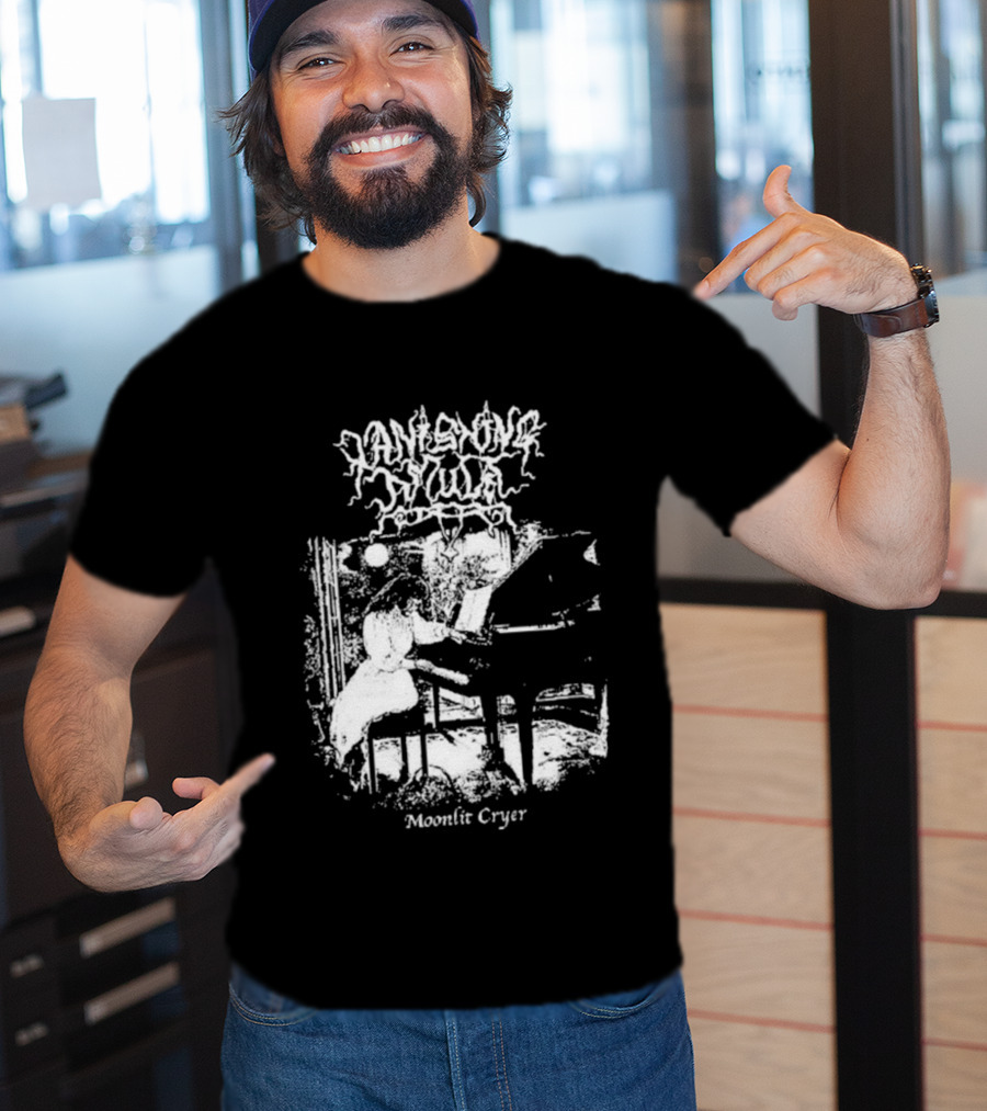 Vanishing Amulet Moonlit Cryer Dark Piano Aesthetic T-Shirt