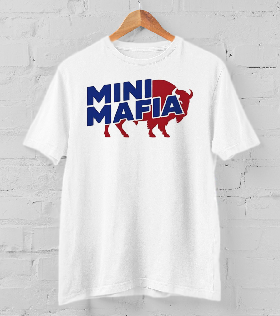Buffalo Bills Mini Mafia Fan Gear Football Enthusiast Apparel T-Shirt