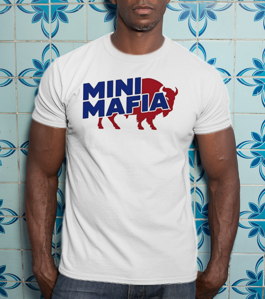 Buffalo Bills Mini Mafia Fan Gear Football Enthusiast Apparel T-Shirt