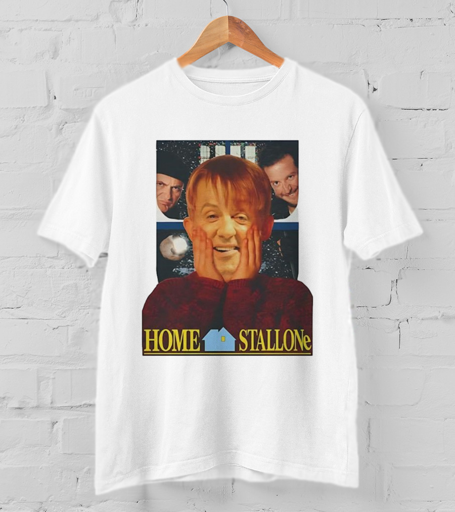 Home Stallone Classic Comedy Movie Mashup T-Shirt
