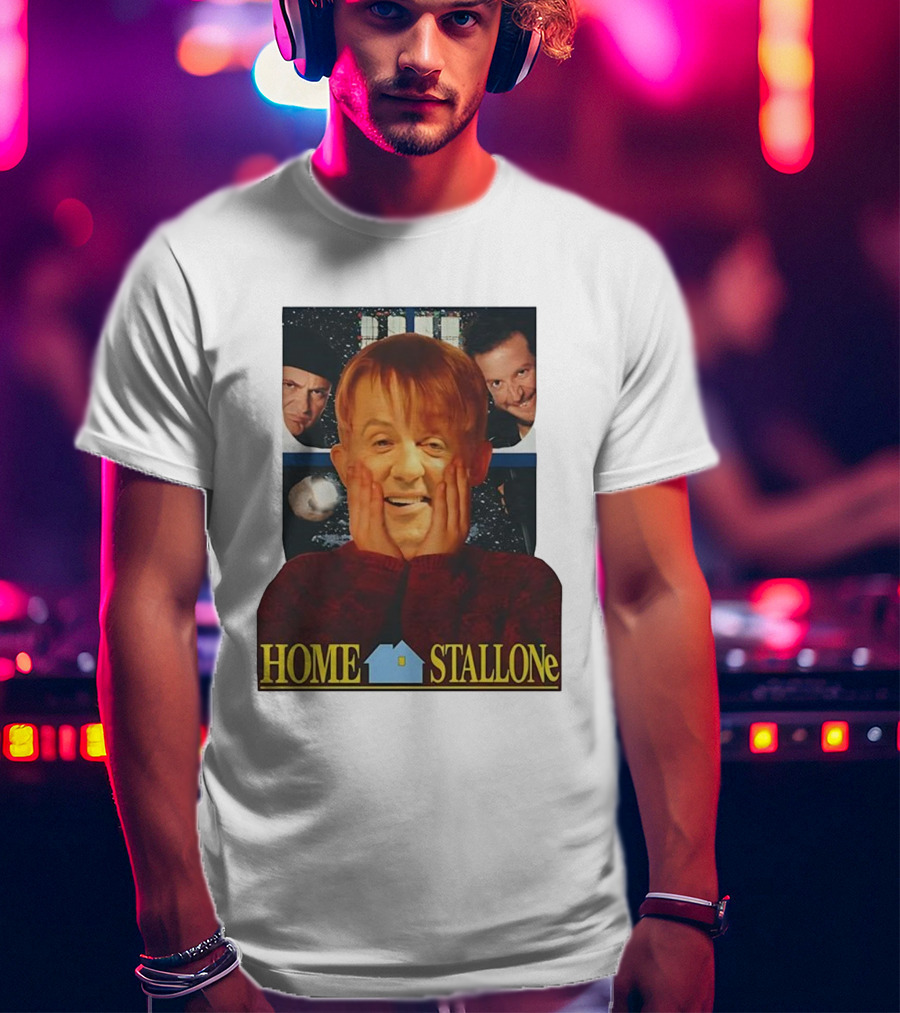 Home Stallone Classic Comedy Movie Mashup T-Shirt