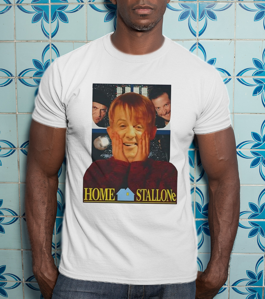Home Stallone Classic Comedy Movie Mashup T-Shirt