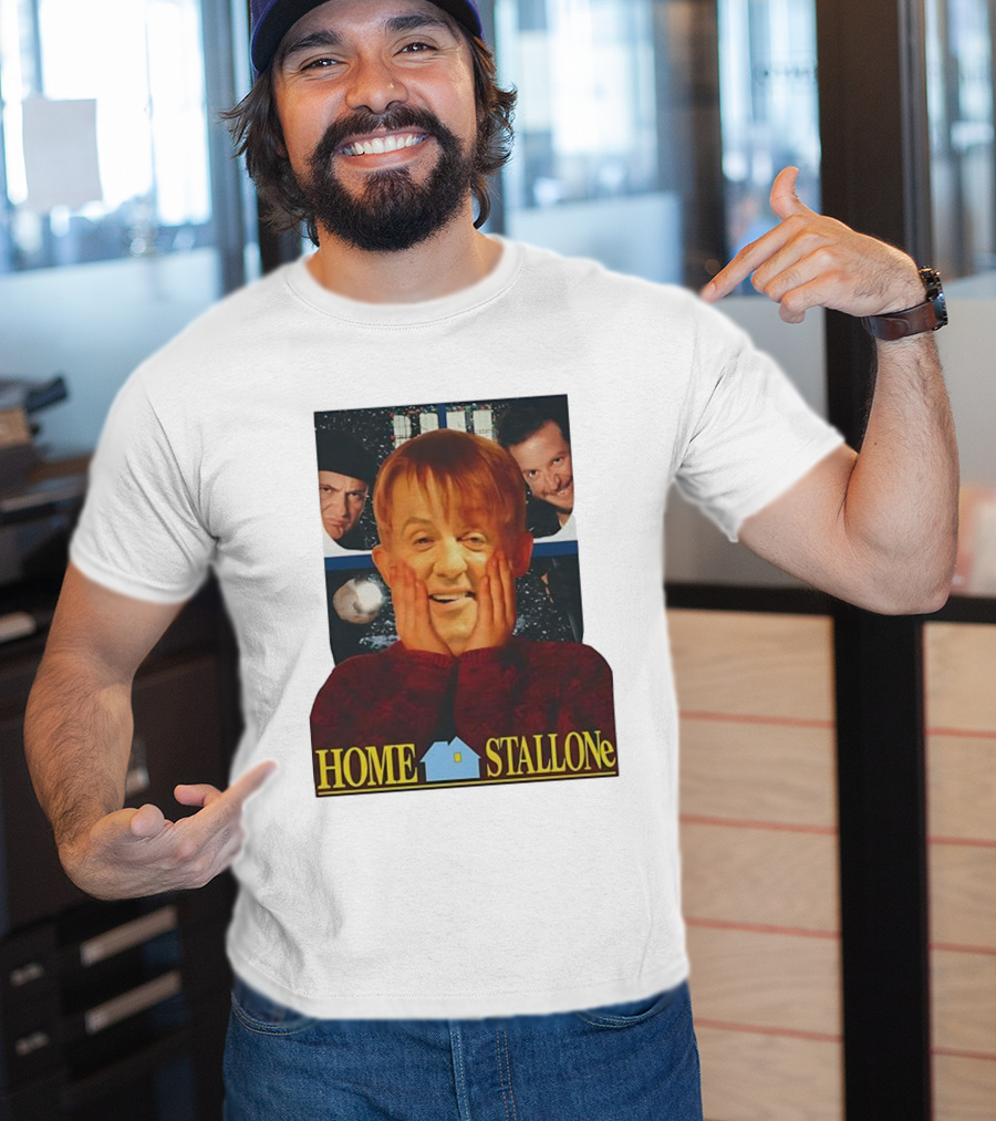 Home Stallone Classic Comedy Movie Mashup T-Shirt