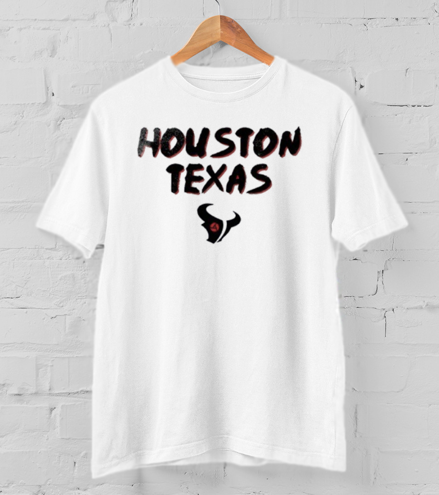 Houston Texas X Naruto Uchiha Itachi Mangekyo Sharingan Combination T-Shirt