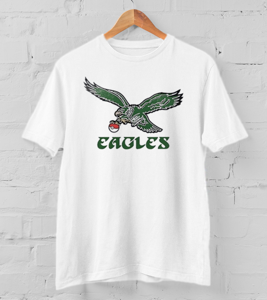 Philadelphia Eagles Pokemon Collaboration Fan Gear T-Shirt