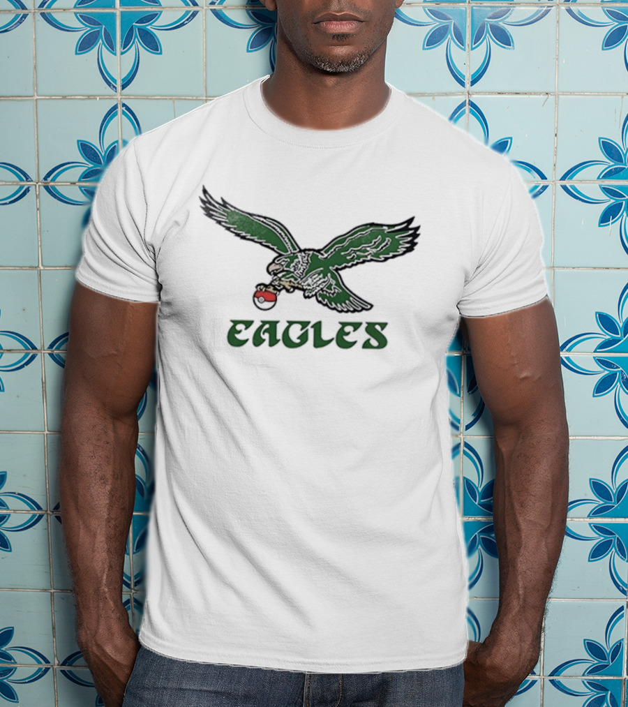 Philadelphia Eagles Pokemon Collaboration Fan Gear T-Shirt