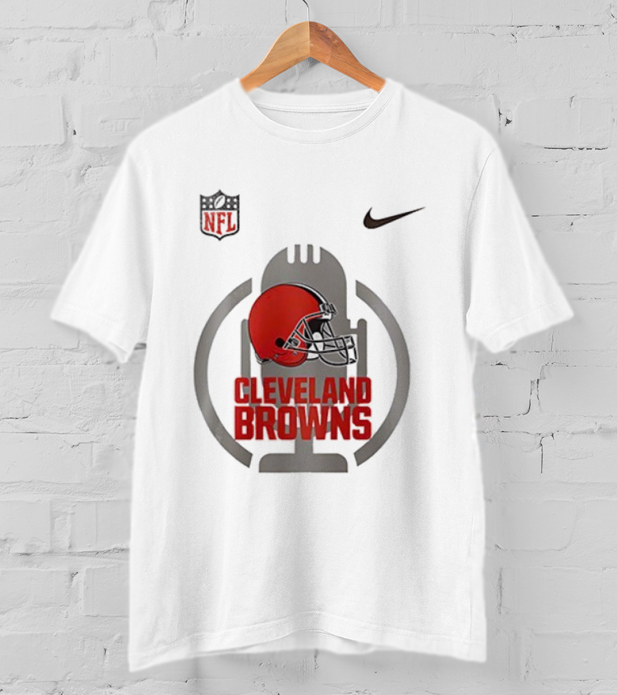 Cleveland Browns Nike NFL Red Helmet Collaboration T-Shirt