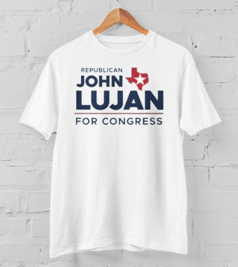 Republican John Lujan For Congress Texas Map Icon T-Shirt
