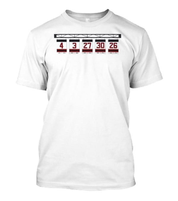 New Jersey Devils Retired Numbers Banner Brick City Hockey T-Shirt