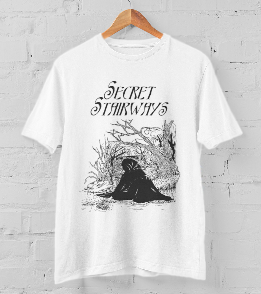 Secret Stairways Enchanted Nature Scene T-Shirt