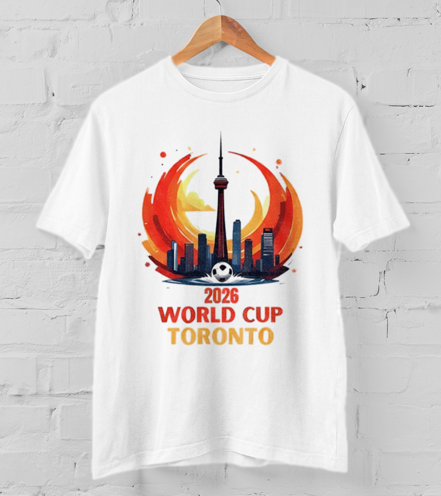 2026 World Cup Toronto CN Tower Skyline Event T-Shirt