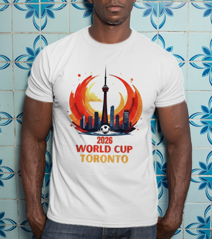 2026 World Cup Toronto CN Tower Skyline Event T-Shirt