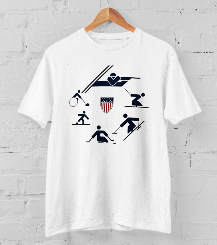 U.S. Paralympics 2026 Winter Paralympics Sport Icons Circle T-Shirt