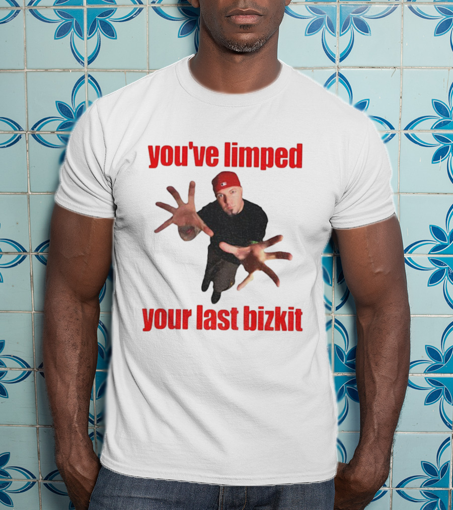 You’ve Limped Your Last Bizkit Red Cap Nu Metal Style T-Shirt