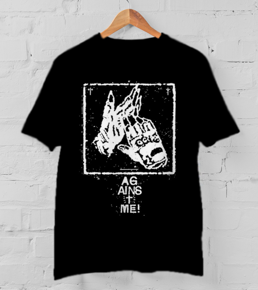 Against Me! Gloves Hands Graphic Print T-Shirt
