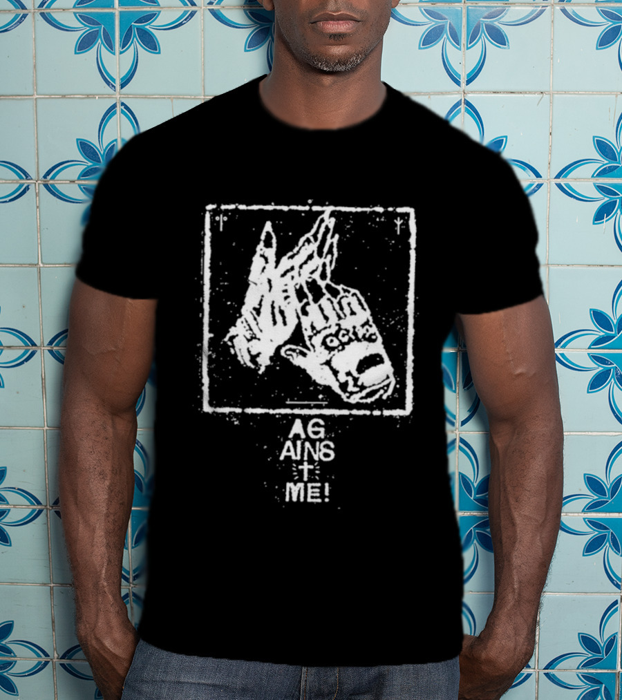 Against Me! Gloves Hands Graphic Print T-Shirt
