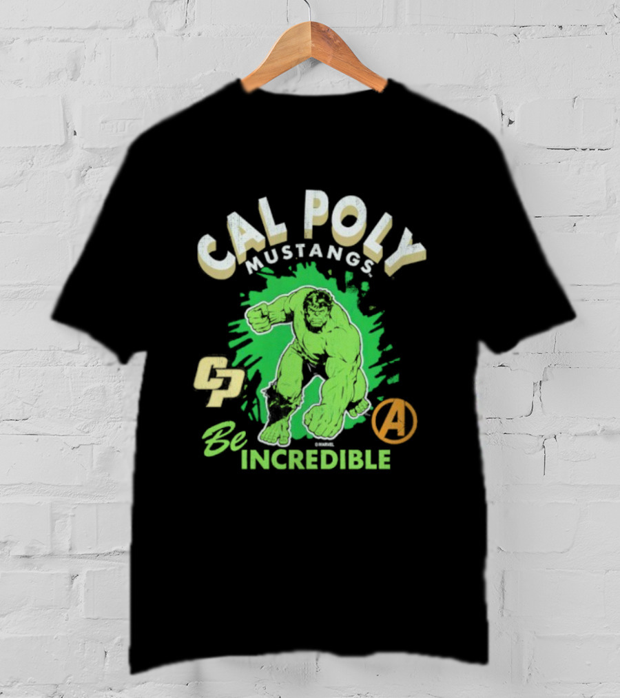 Cal Poly Mustangs Be Incredible Hulk Avengers T-Shirt