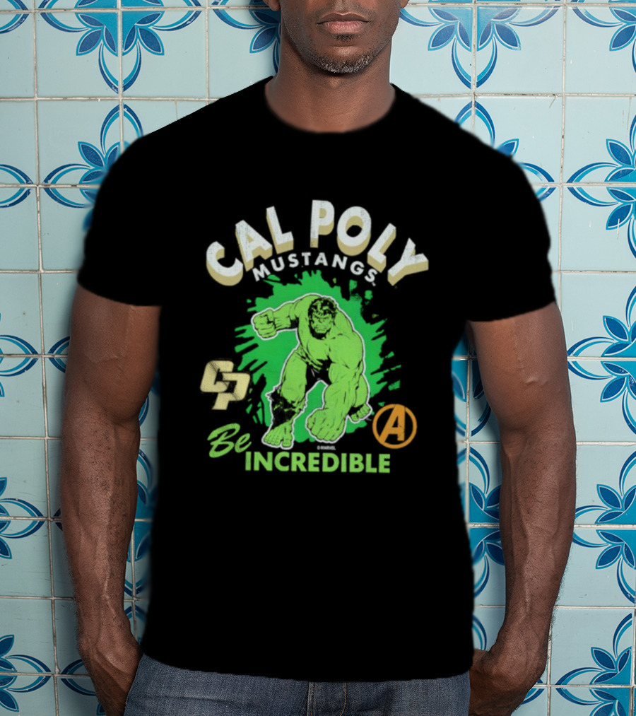 Cal Poly Mustangs Be Incredible Hulk Avengers T-Shirt