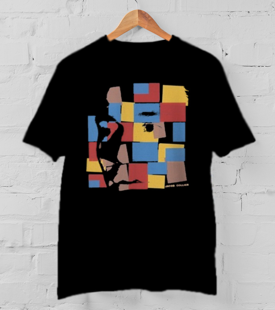 Jacob Collier The Light For Days Colorful Mosaic Blocks T-Shirt