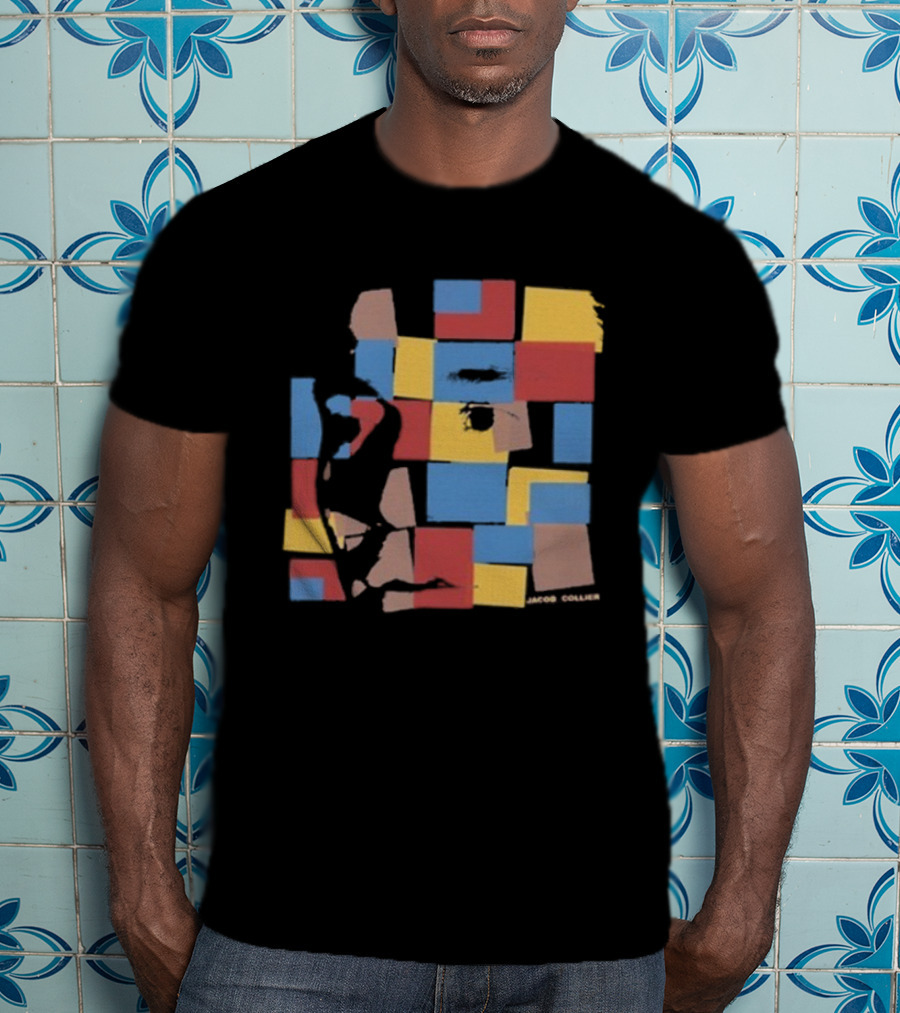 Jacob Collier The Light For Days Colorful Mosaic Blocks T-Shirt