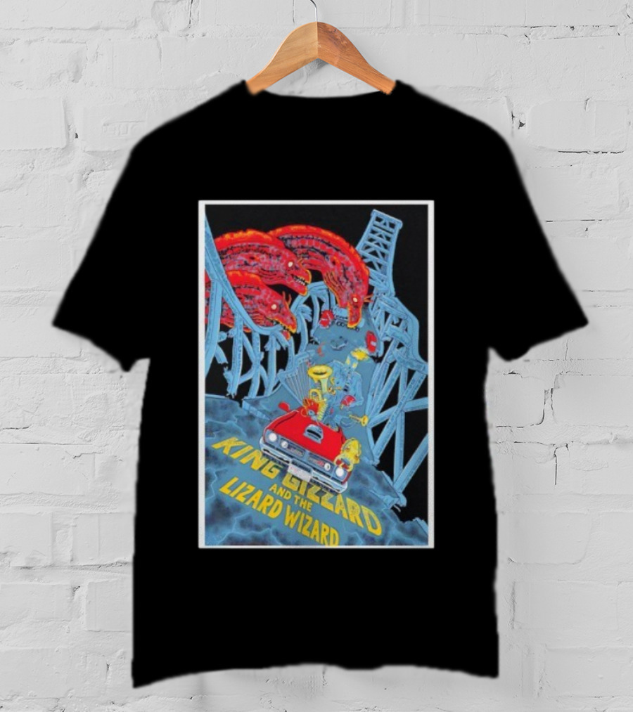 King Gizzard And The Lizard Wizard The Princess Theatre Dec 9 10 2025 With Red Car And Dragons T-Shirt