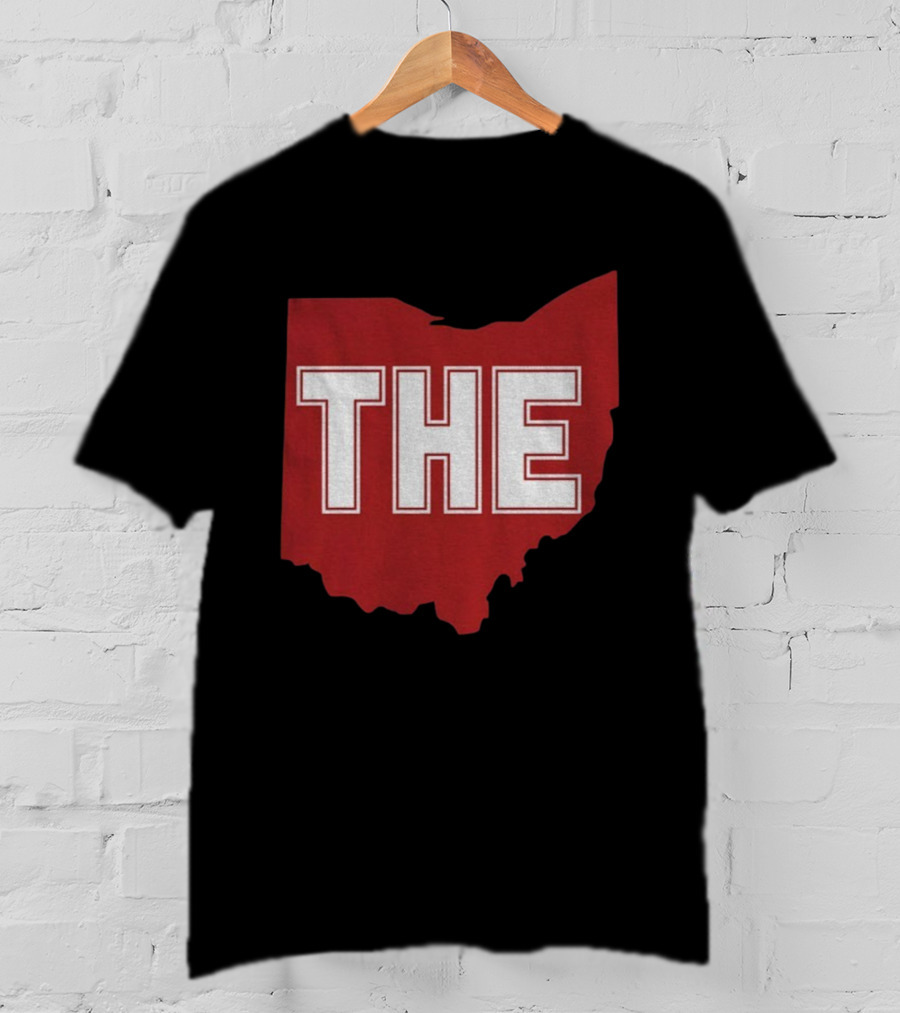 Ohio State Buckeyes Football Game Day Pride The State Map T-Shirt