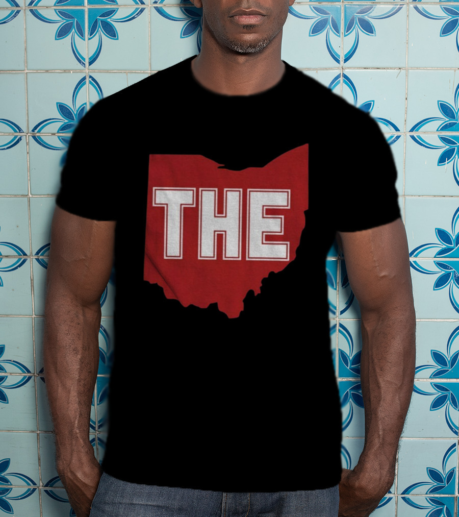 Ohio State Buckeyes Football Game Day Pride The State Map T-Shirt