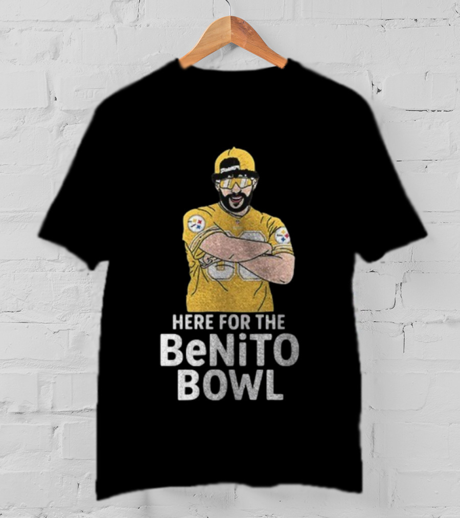 Pittsburgh Steelers Here For The Benito Bowl Super Bowl Halftime T-Shirt