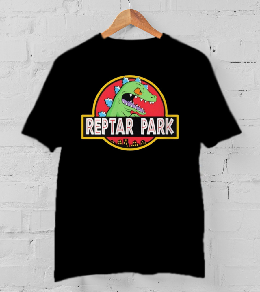 Reptar Park Jurassic Rugrats Dinosaur Cartoon Movie Icon T-Shirt