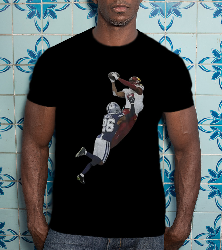 Terry McLaurin Washington Commanders Football Catch Vs Cowboys T-Shirt