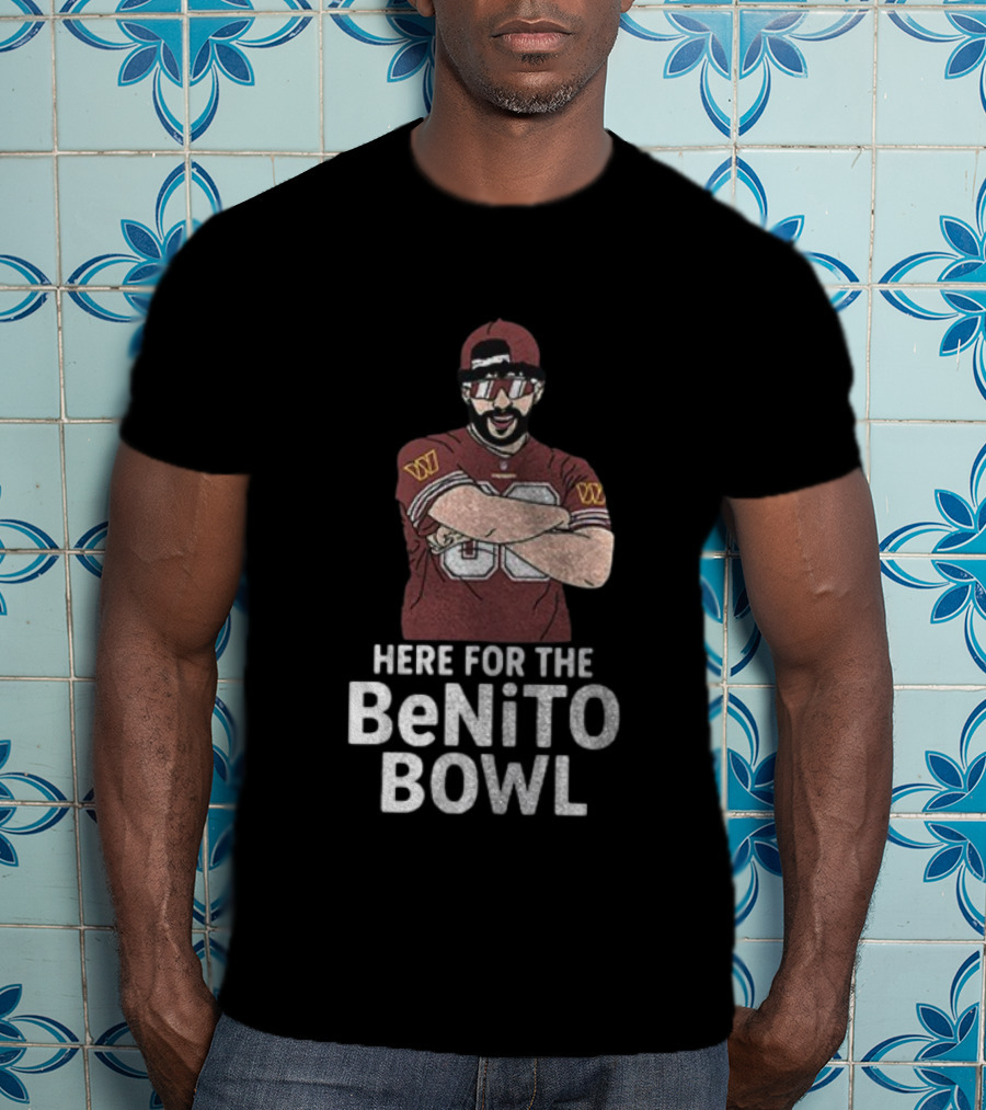 Washington Commanders Super Bowl Halftime Here For The Benito Bowl T-Shirt