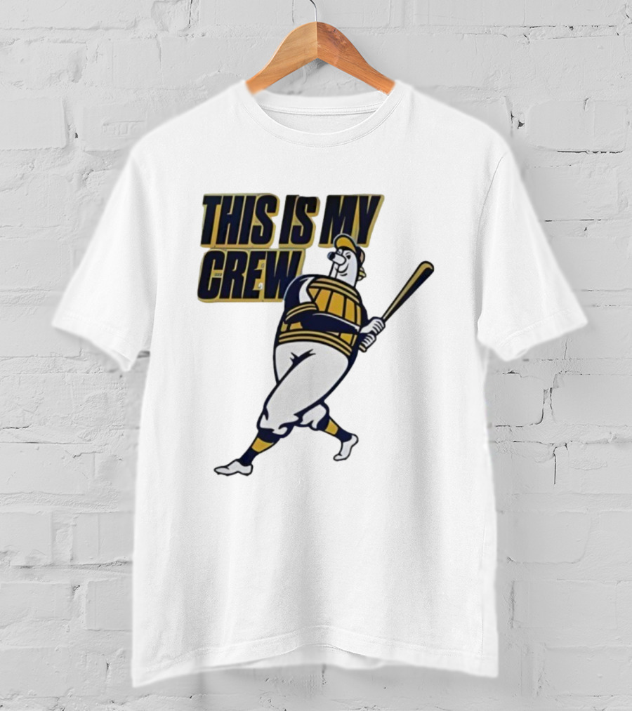 This Is My Crew 2025 Brewers Batter Illustration T-Shirt