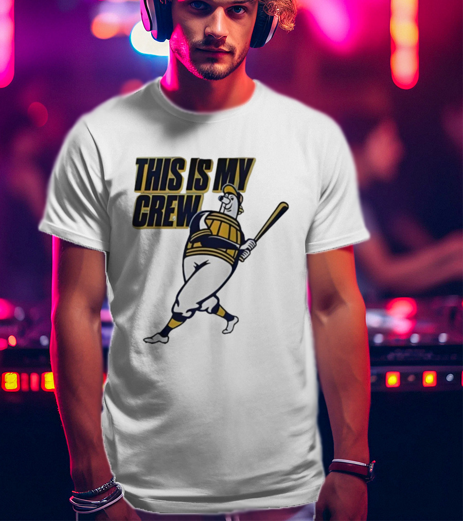 This Is My Crew 2025 Brewers Batter Illustration T-Shirt