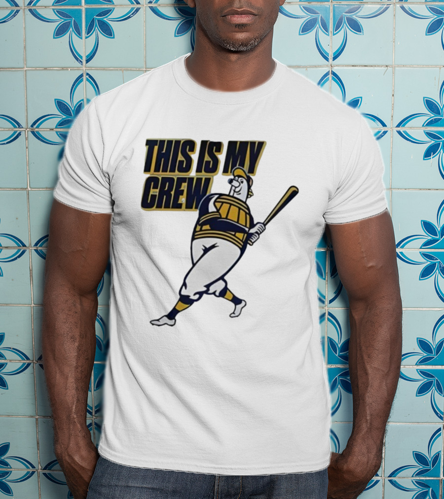 This Is My Crew 2025 Brewers Batter Illustration T-Shirt